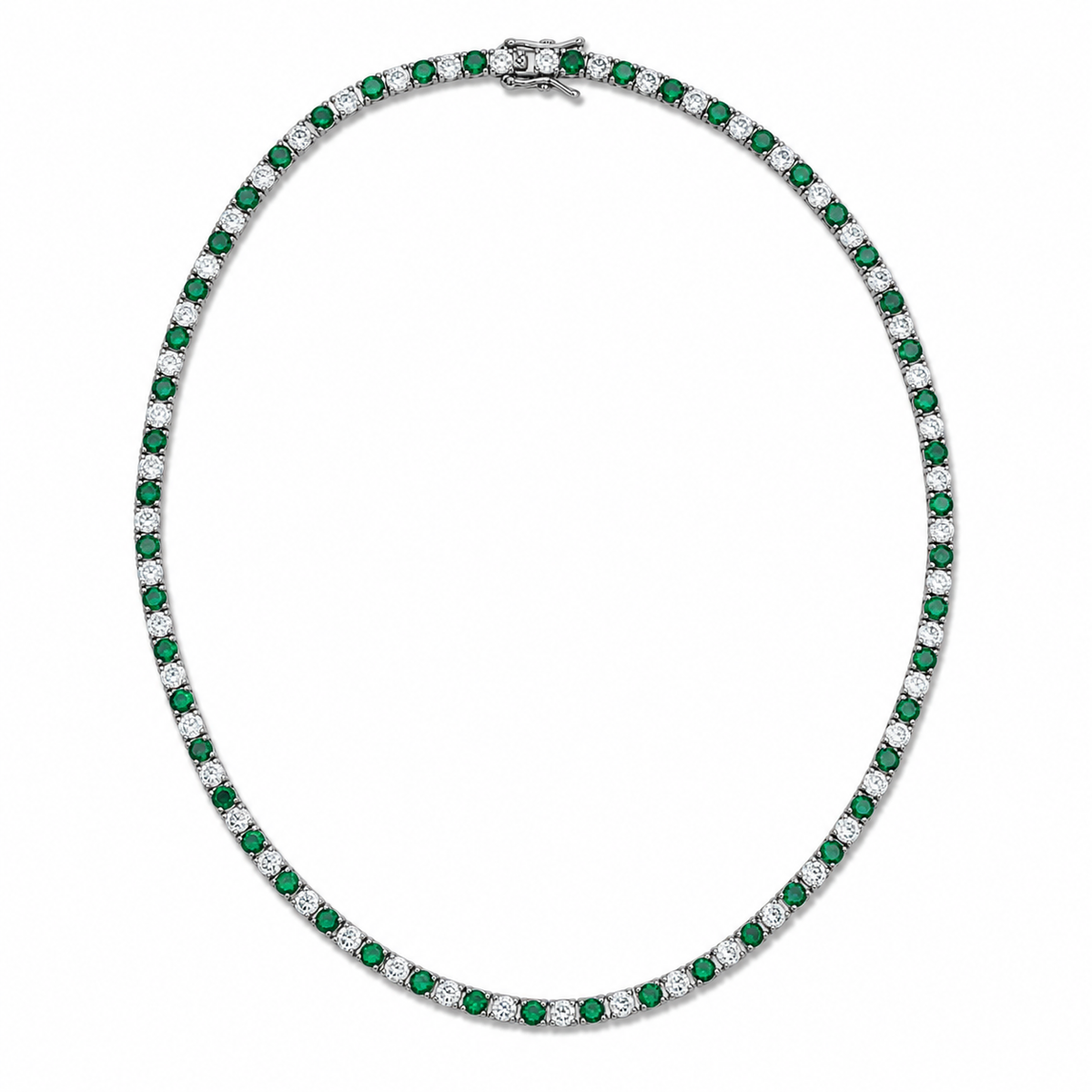 3mm CZ Tennis Bracelet – Color Stone & Clear Bezel Bracelet LuxuryLifeWay Online Store