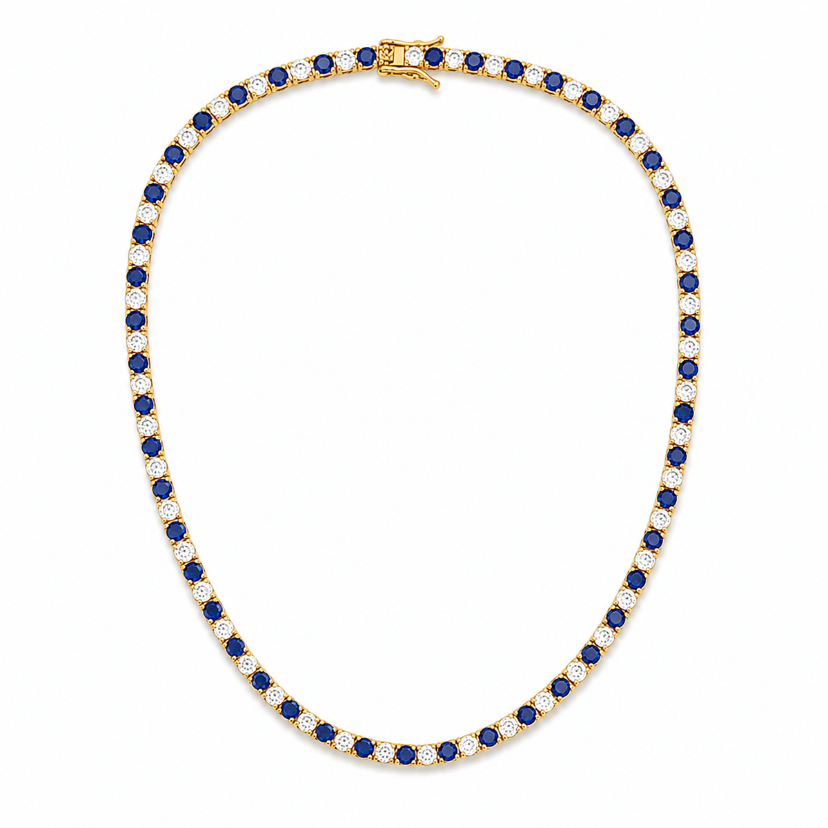 3mm CZ Tennis Bracelet – Color Stone & Clear Bezel Bracelet LuxuryLifeWay Online Store