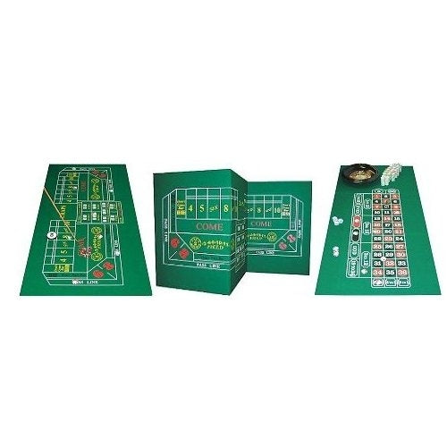 Roulette & Craps 2-Sided Casino Felt Layout LuxuryLifeWay Online Store