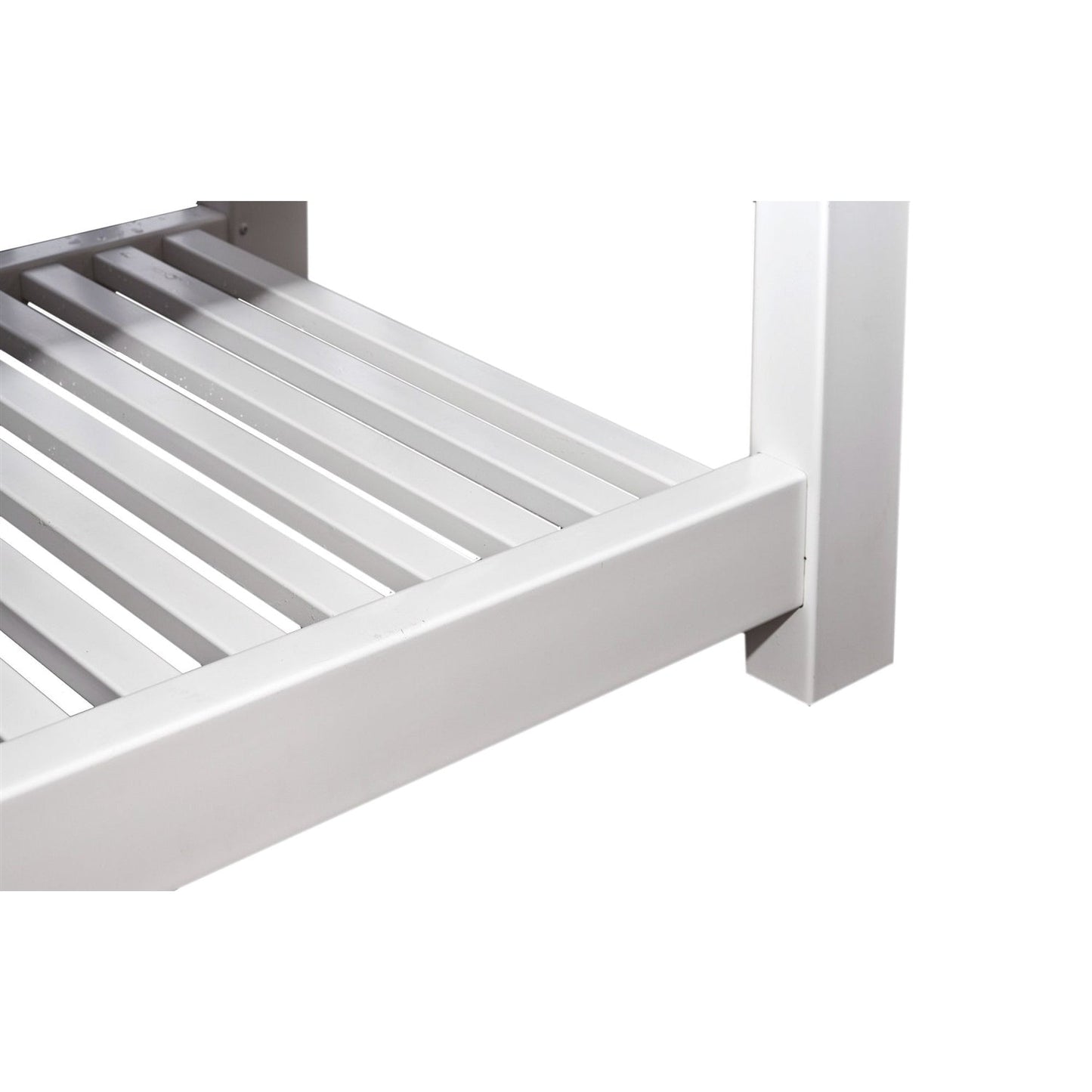 Elevated Planter Raised Grow Bed in White Vinyl LuxuryLifeWay Online Store