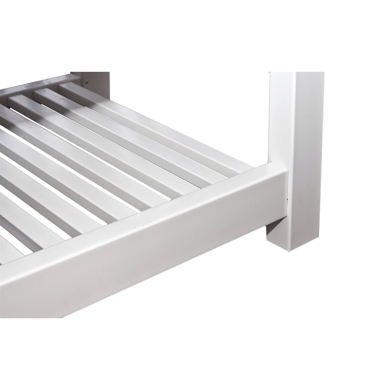 Elevated Planter Raised Grow Bed in White Vinyl LuxuryLifeWay Online Store