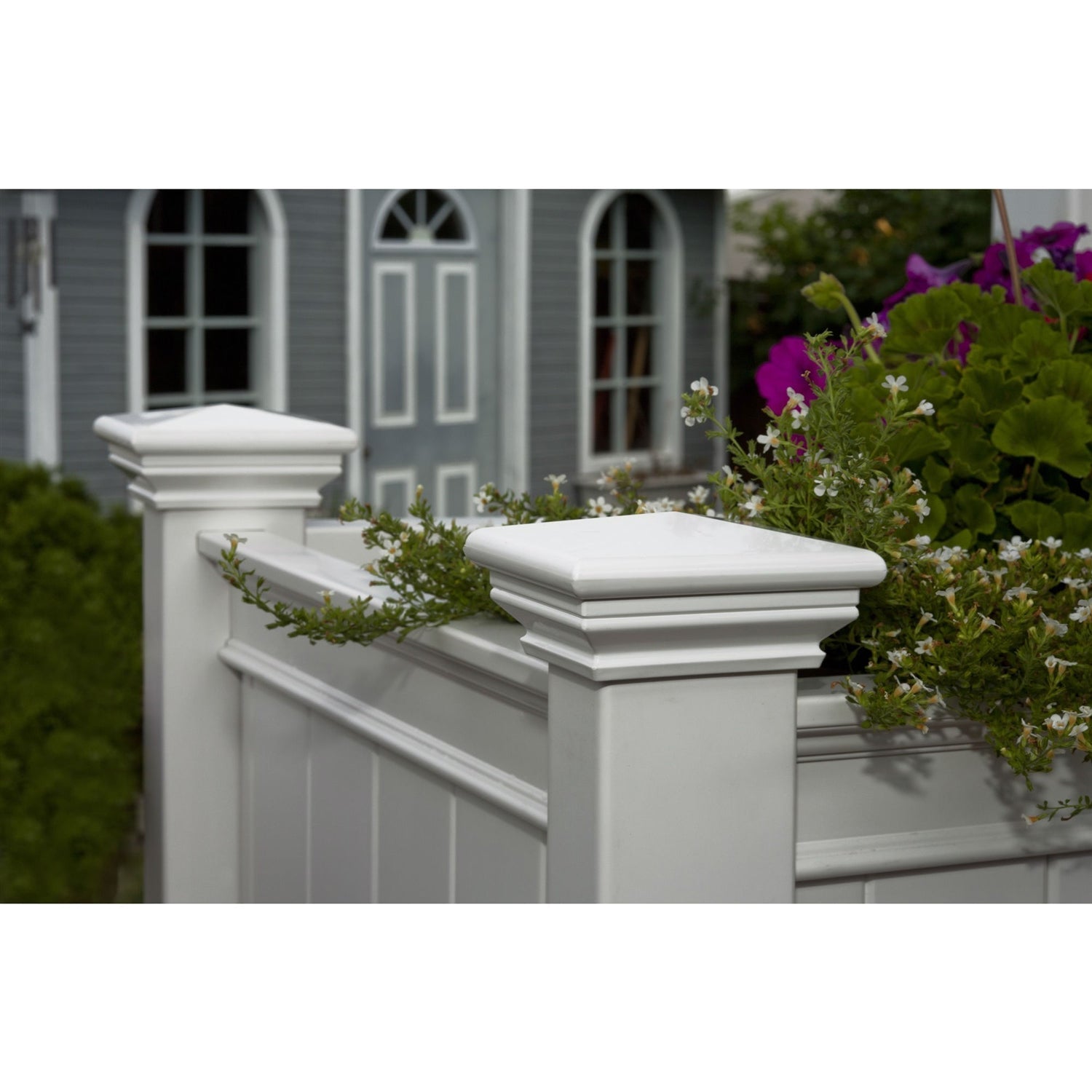 Elevated Planter Raised Grow Bed in White Vinyl LuxuryLifeWay Online Store