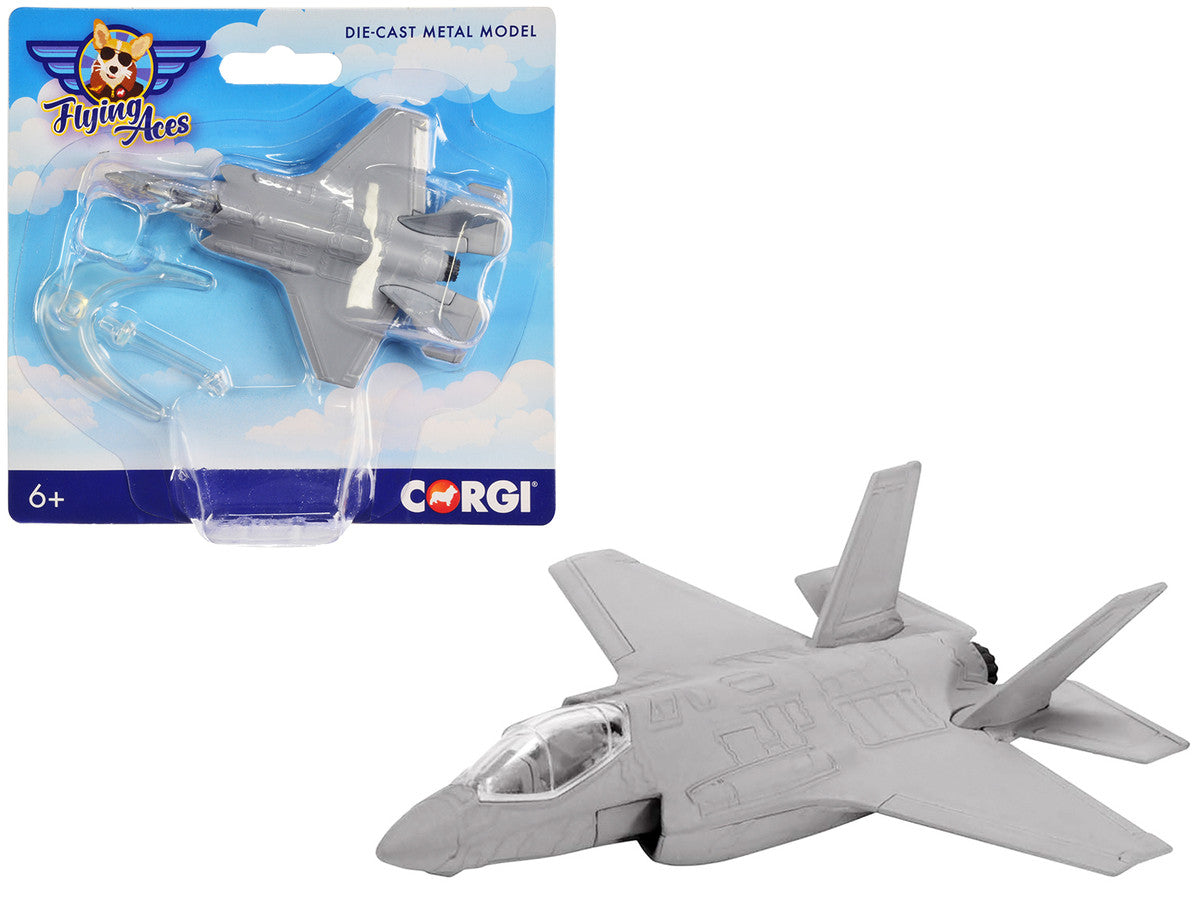 Lockheed Martin F-35 Lightning Fighter Aircraft "Flying Aces" Series Diecast Model by Corgi LuxuryLifeWay Online Store