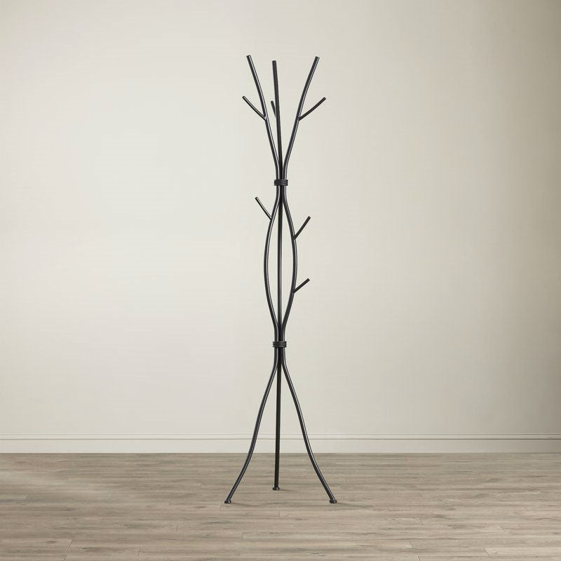 Metal Tree Branch Style Coat Rack with Multiple Hooks in Black LuxuryLifeWay Online Store