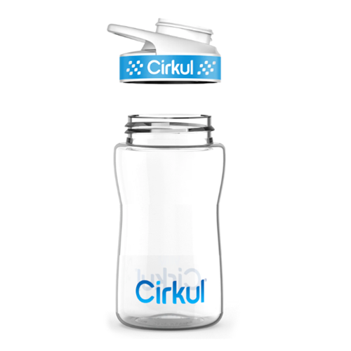 Cirkul Plastic Water Bottle Starter Kit with Blue Lid and 2 Flavor Cartridges (Fruit Punch & Mixed Berry) LuxuryLifeWay Online Store