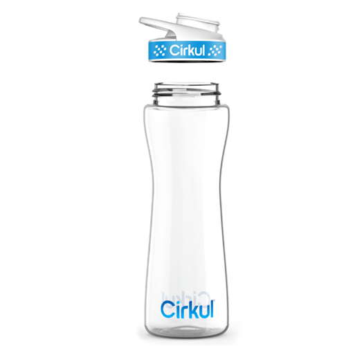 Cirkul Plastic Water Bottle Starter Kit with Blue Lid and 2 Flavor Cartridges (Fruit Punch & Mixed Berry) LuxuryLifeWay Online Store