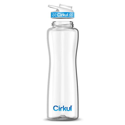 Cirkul Plastic Water Bottle Starter Kit with Blue Lid and 2 Flavor Cartridges (Fruit Punch & Mixed Berry) LuxuryLifeWay Online Store