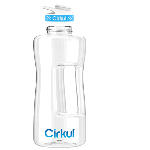 Cirkul Plastic Water Bottle Starter Kit with Blue Lid and 2 Flavor Cartridges (Fruit Punch & Mixed Berry) LuxuryLifeWay Online Store