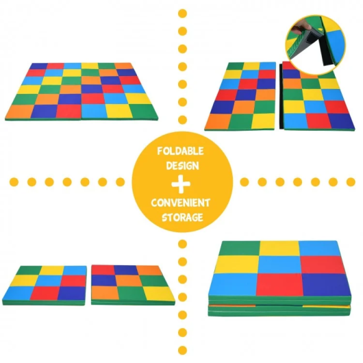 Multi-Colored 58 Inch Toddler Foam Play Mat LuxuryLifeWay Online Store