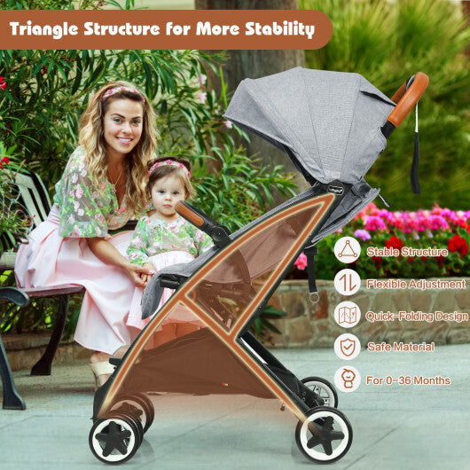 Ultra-Comfort Baby Stroller with Adjustable Recline  Breathable Seat & Smooth Suspension LuxuryLifeWay Online Store