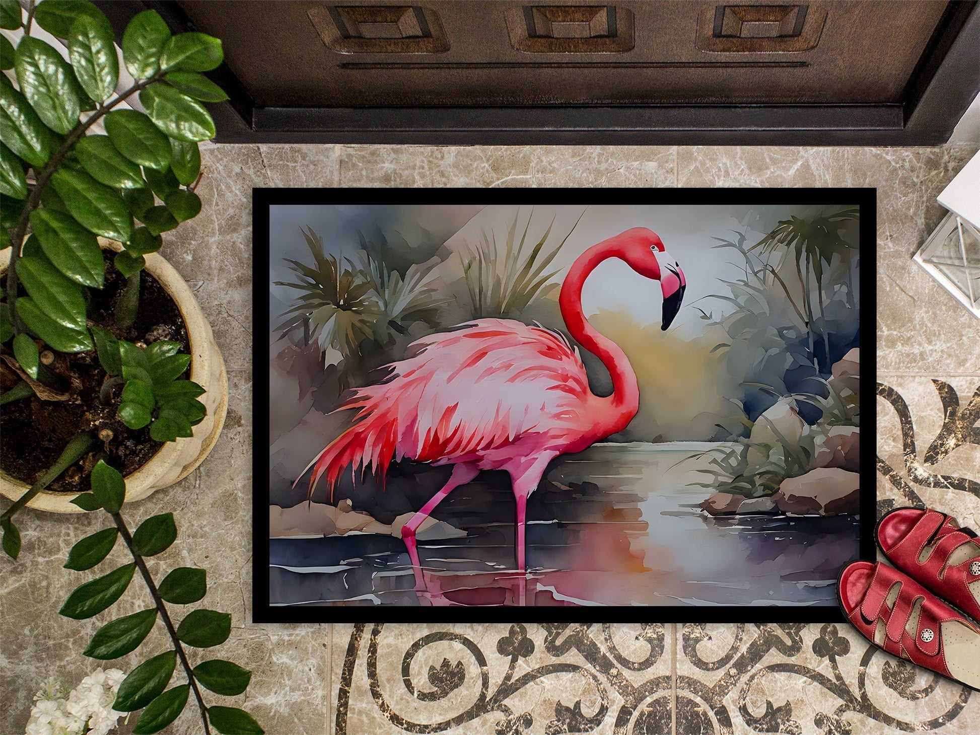 Flamingo Doormat LuxuryLifeWay Online Store