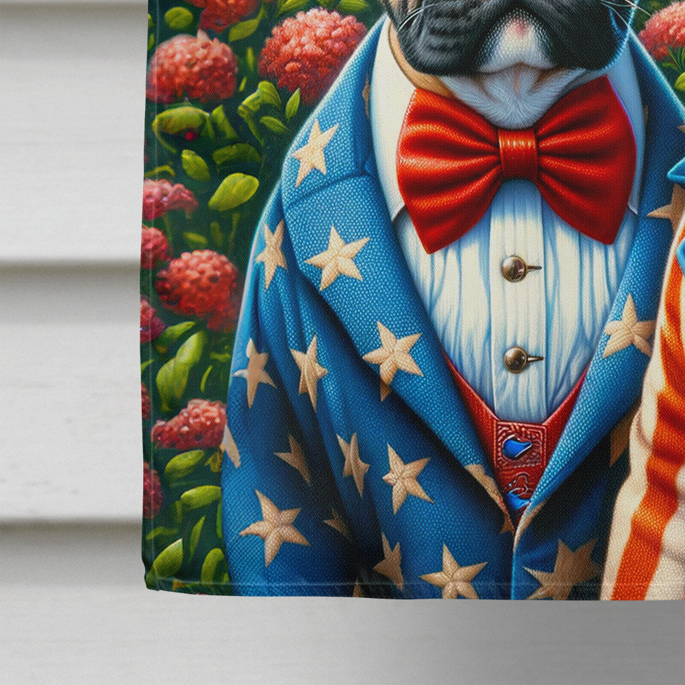 All American French Bulldog House Flag LuxuryLifeWay Online Store