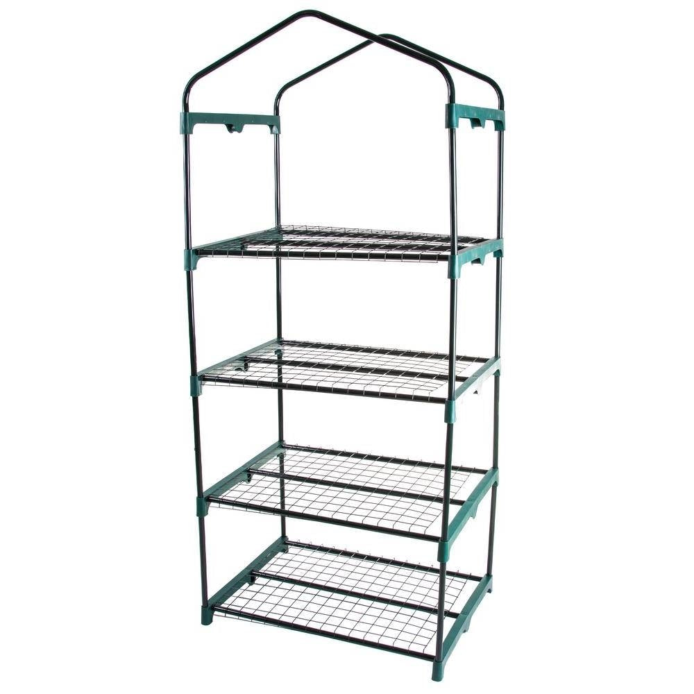 Durable 4-Tier Plant Stand Greenhouse with Zippered PVC Cover LuxuryLifeWay Online Store