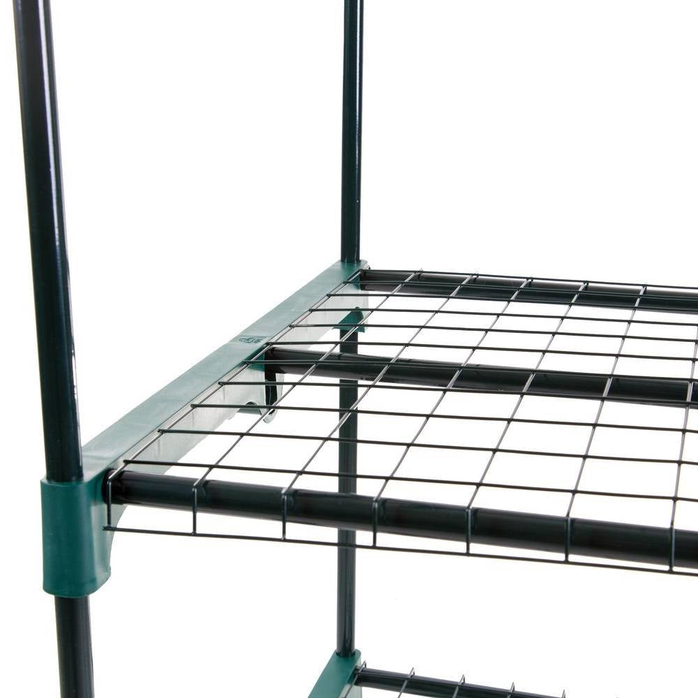 Durable 4-Tier Plant Stand Greenhouse with Zippered PVC Cover LuxuryLifeWay Online Store