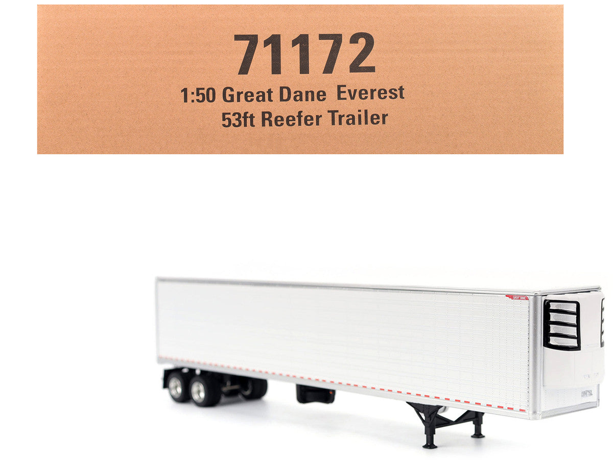 Great Dane Everest 53ft Refrigerated Trailer White "Transport Series" 1/50 Diecast Model by Diecast Masters LuxuryLifeWay Online Store
