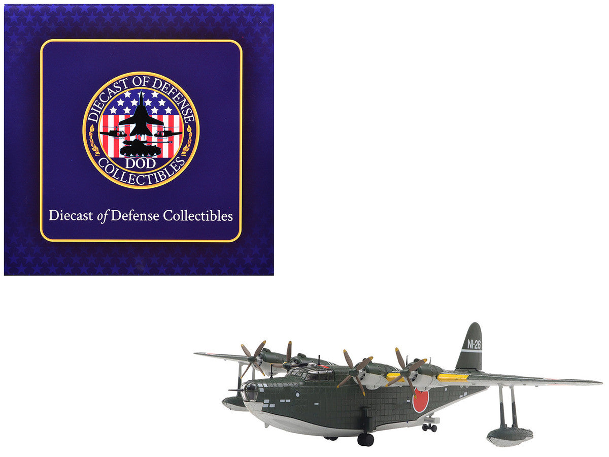 Kawanishi H8K2 "Emily" Aircraft "Imperial Japanese Navy Air Service" 1/144 Diecast Model by Diecast of Defense LuxuryLifeWay Online Store