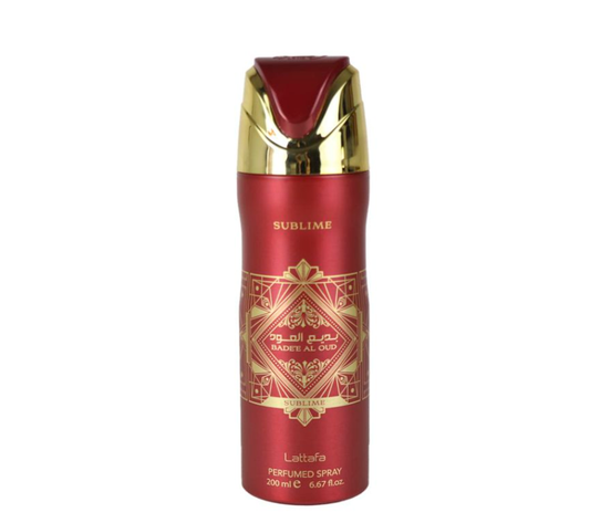 Lattafa Badee Al Oud Sublime Deodrant Spray LuxuryLifeWay Online Store