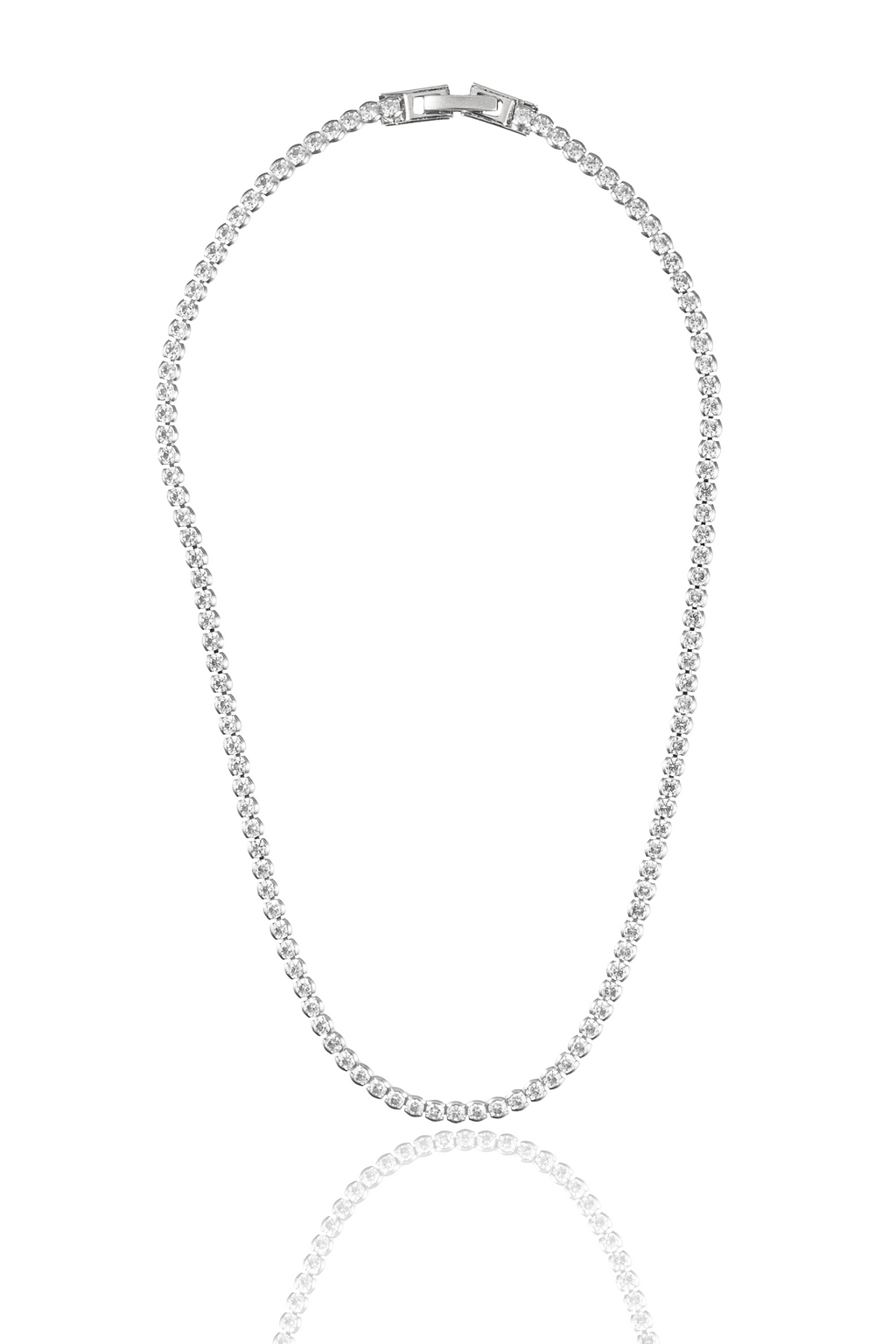 3mm Diamond Tennis Necklace (F236A/I46B) LuxuryLifeWay Online Store