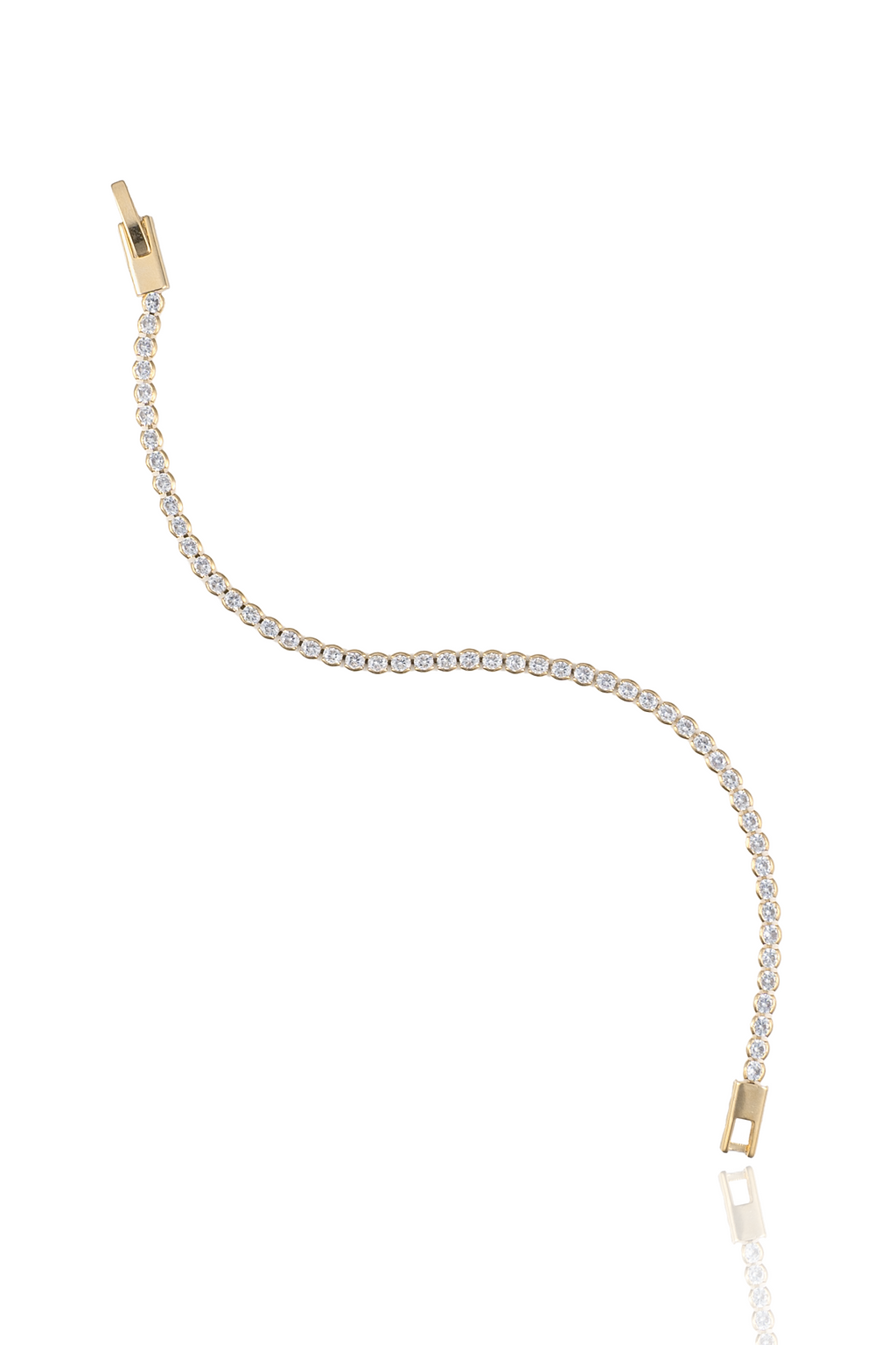3mm Diamond Tennis Necklace (F236A/I46B) LuxuryLifeWay Online Store