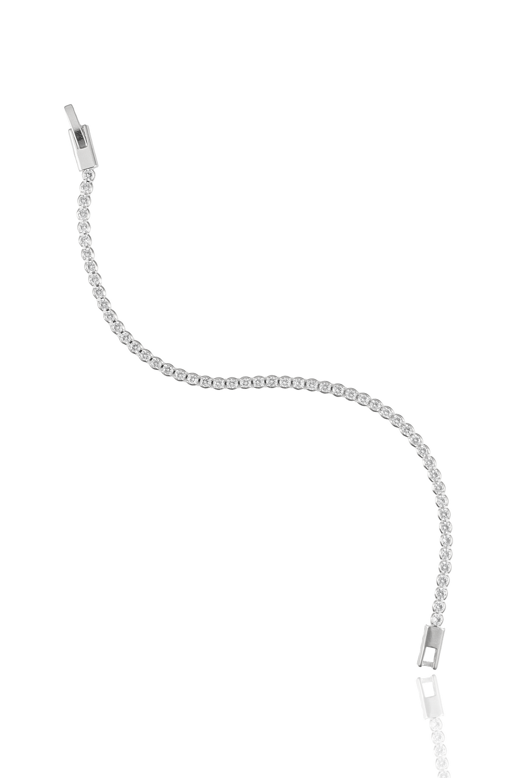 3mm Diamond Tennis Necklace (F236A/I46B) LuxuryLifeWay Online Store