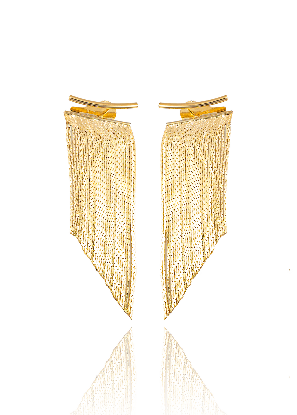 Long Tassel Fringe Chandelier Earrings Stud Earrings (K278) LuxuryLifeWay Online Store