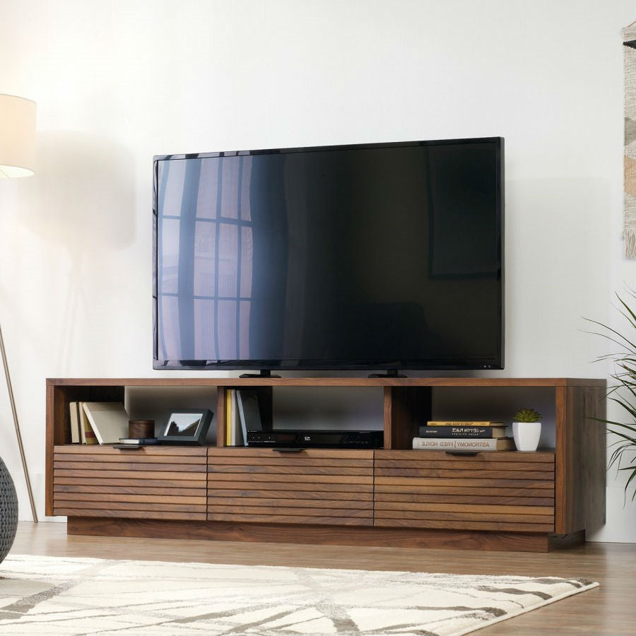 Modern Walnut Finish TV Stand Entertainment Center - Fits up to 70-inch TV LuxuryLifeWay Online Store