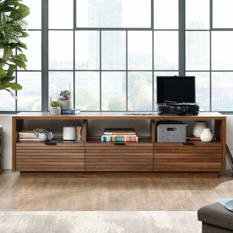 Modern Walnut Finish TV Stand Entertainment Center - Fits up to 70-inch TV LuxuryLifeWay Online Store