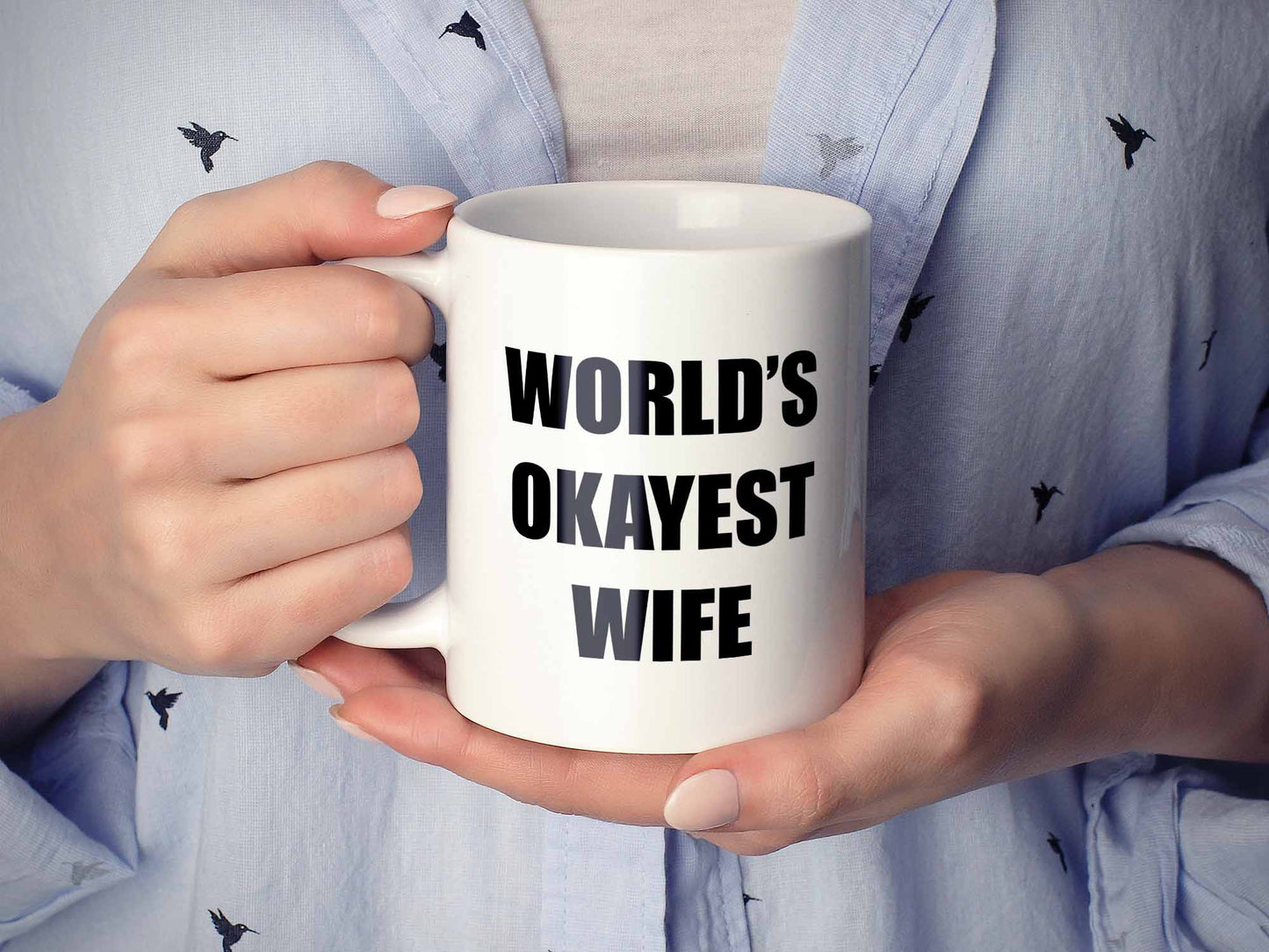 World's Okayest Wife Coffee Mug