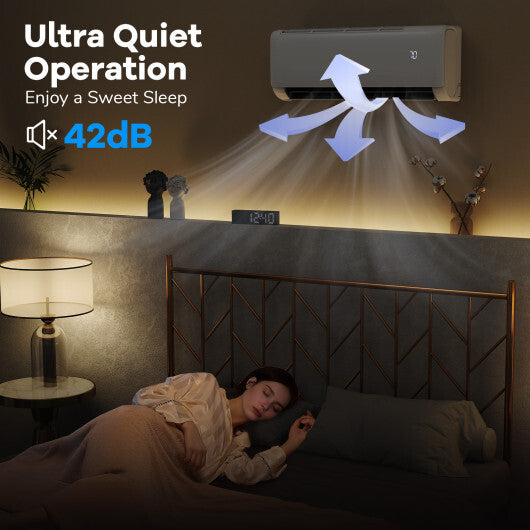 Ultra-Quiet Inverter Mini Split AC: 22 SEER2/R32 Eco Refrigerant  Sleep Mode LuxuryLifeWay Online Store