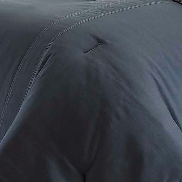 King size 100% Cotton Reverse Plaid Gray/White Comforter Set LuxuryLifeWay Online Store