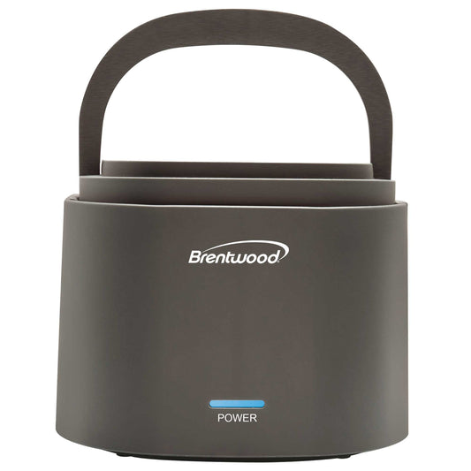 Brentwood 0.6L Portable Leakproof Electric Lunch Box in Gray LuxuryLifeWay Online Store