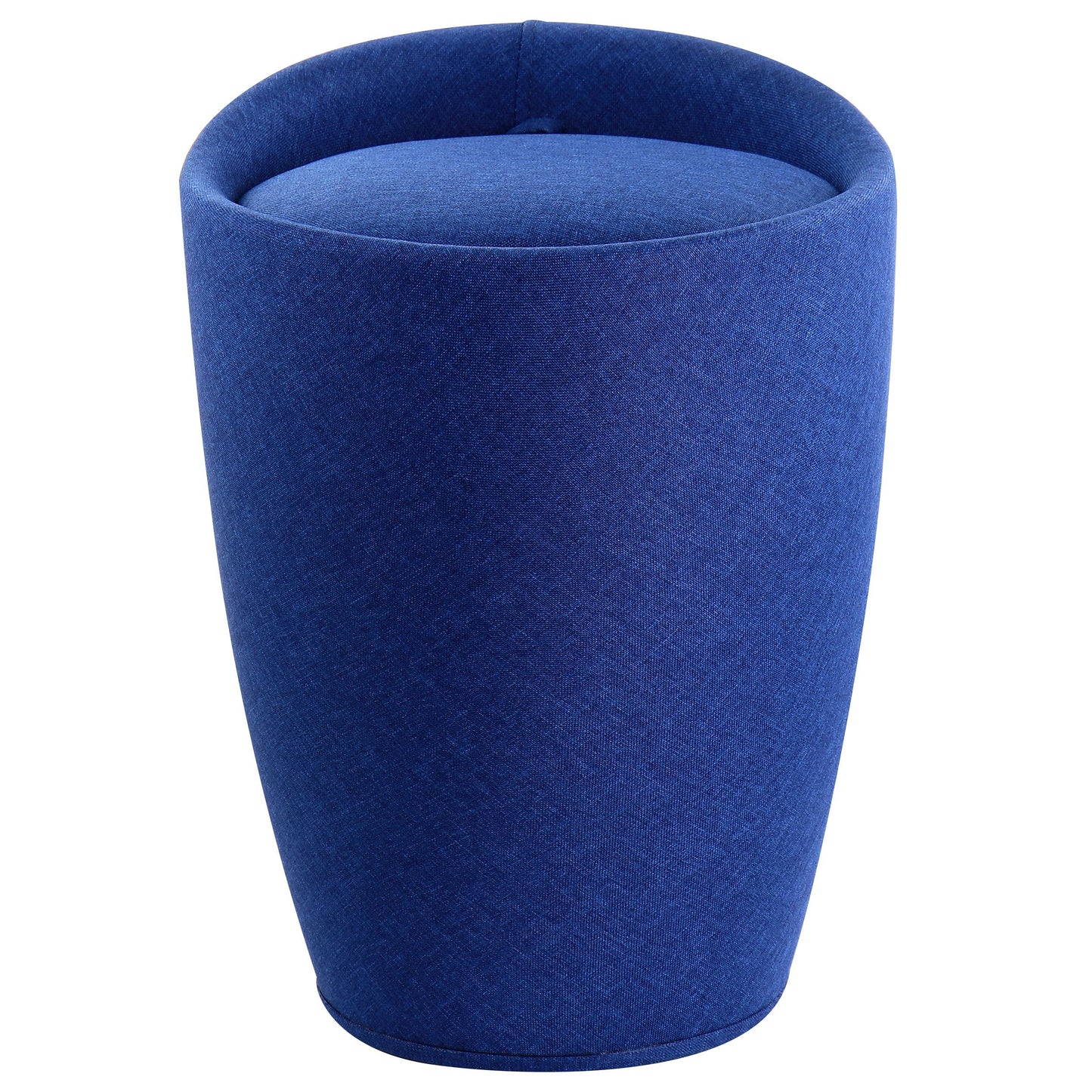 Elama 1 Piece Blue Denim Hollow Ottoman Chair LuxuryLifeWay Online Store
