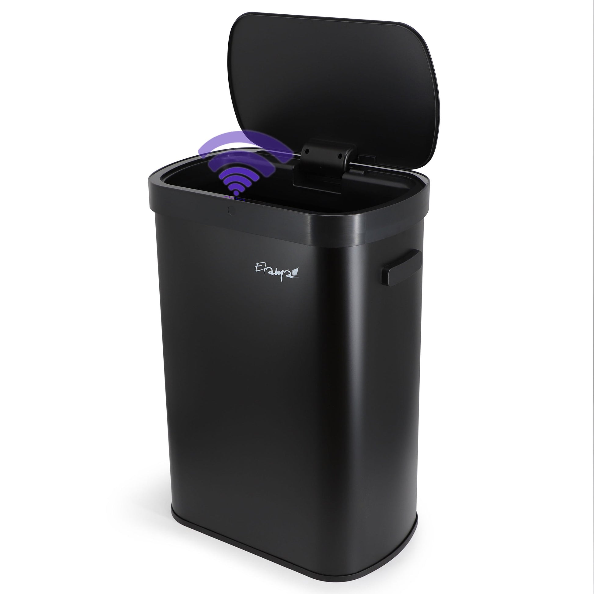 Elama 13 Gallon Automatic Sensor Hands Free Trash Can in Black LuxuryLifeWay Online Store