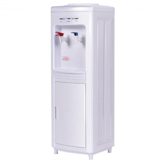 5 Gallons Hot and Cold Water Cooler Dispenser with Child Safety Lock