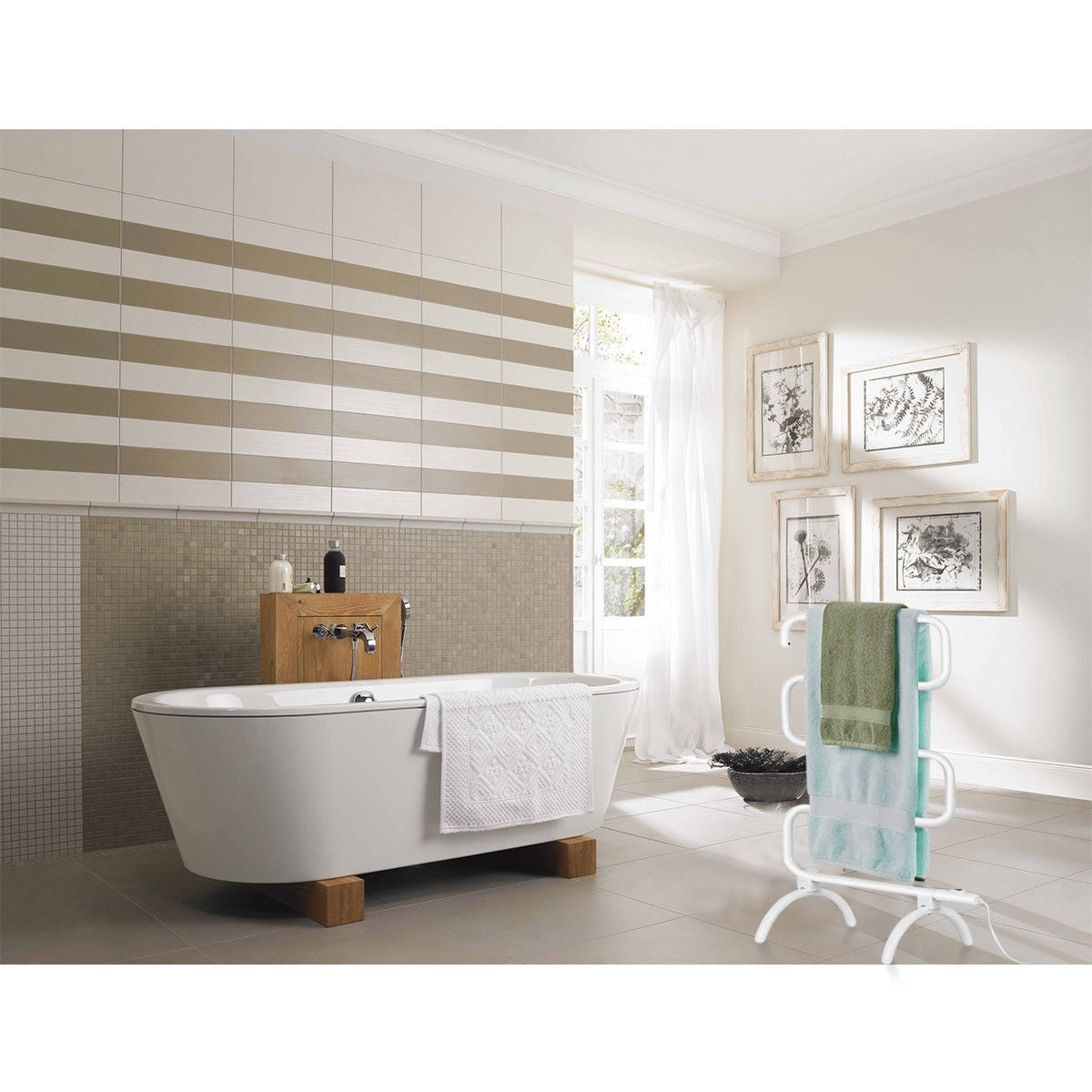 100W Electric Towel Warmer Drying Rack - Color: White LuxuryLifeWay Online Store