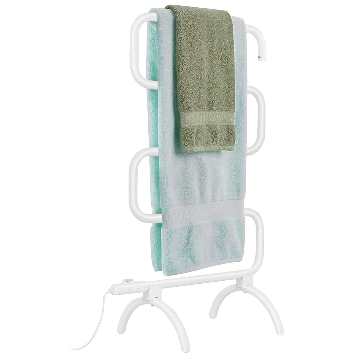100W Electric Towel Warmer Drying Rack - Color: White LuxuryLifeWay Online Store