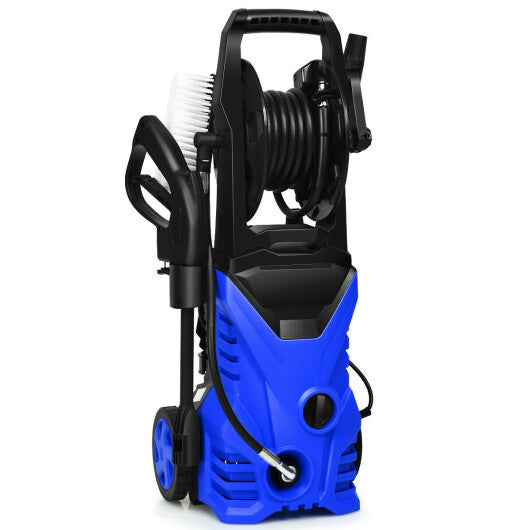 1800W 2030PSI Electric Pressure Washer Cleaner with Hose Reel-Blue LuxuryLifeWay Online Store
