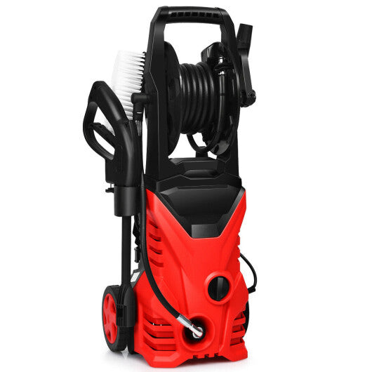 1800W 2030PSI Electric Pressure Washer Cleaner with Hose Reel-Blue LuxuryLifeWay Online Store