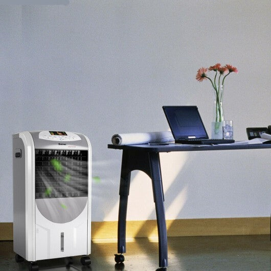 Portable Air Cooler Fan with Heater and Humidifier Function - Color: Gray LuxuryLifeWay Online Store