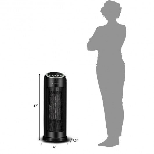 1500 W LED Portable Oscillating PTC Ceramic Space Heater LuxuryLifeWay Online Store