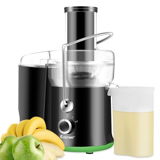 2 Speed Wide Mouth Fruit and Vegetable Centrifugal Electric Juicer - Color: Black LuxuryLifeWay Online Store