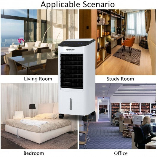 Evaporative Portable Air Cooler Fan Humidifier with Remote Control for Home and Office LuxuryLifeWay Online Store