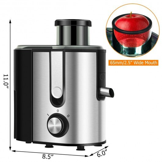 Centrifugal Juicer Machine Juicer Extractor Dual Speed - Color: Silver LuxuryLifeWay Online Store