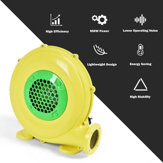 480 W 0.6 HP Air Blower Pump Fan for Inflatable Bounce House - Color: Yellow LuxuryLifeWay Online Store