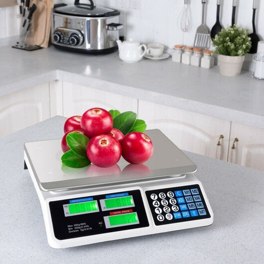 66 lbs Electronic Price Computing Scale with LCD Screen Display LuxuryLifeWay Online Store