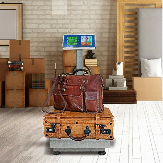 660 lbs Weight Platform Scale Digital Floor Folding Scale - Color: Silver LuxuryLifeWay Online Store