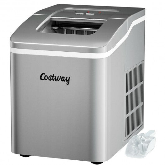Portable Countertop Ice Maker Machine with Scoop-Red LuxuryLifeWay Online Store