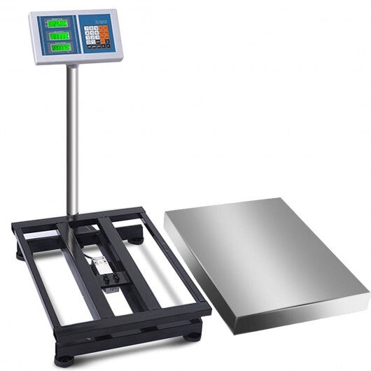 660 lbs Weight Computing Digital Floor Platform Scale - Color: White LuxuryLifeWay Online Store