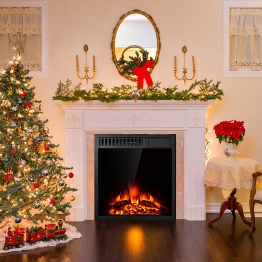 22.5 Inch Electric Fireplace Insert Freestanding and Recessed Heater LuxuryLifeWay Online Store