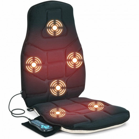 Seat Cushion Massager with Heat and 6 Vibration Motors for Home LuxuryLifeWay Online Store